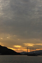 Naklejka premium SDGs【えんとつ町のプペル】のモデルになったコンビナート山口県周南市の周南コンビナート