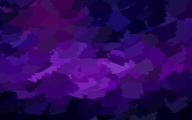 Dark Purple, Pink vector texture with abstract forms.