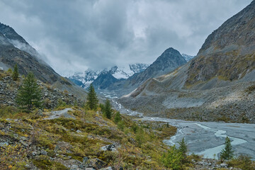Fototapeta premium The Belukha Mountain in Altai, Russia