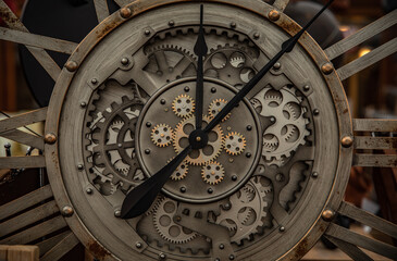 old clock mechanism