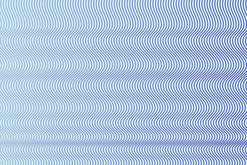 Vector graphic of blue color gradient background with waves. Banknotes check guilloche lines texture, secure waves patterns and passport paper. Watermark banknote pattern. Vector certificate texture.