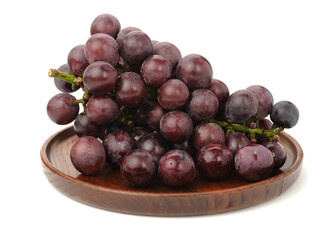 grapes on a plate