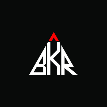 BKR letter logo creative design. BKR unique design
