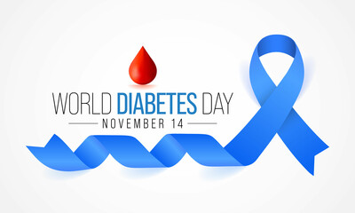 World Diabetes day is observed every year on November 14, it is the primary global awareness campaign focusing on diabetes. Vector illustration