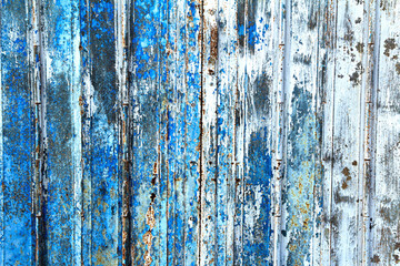 Paint and rust on abstract metal background.