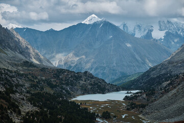 The Darashkol lake in Altai in Siberia
