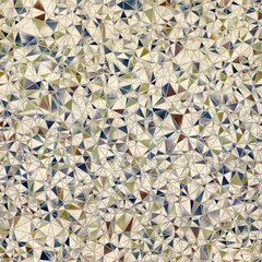 Seamless random triangle pattern for surface pattern and print. High quality illustration. Scattered geometric trendy swatch. Funky hipster contemporary terrazzo graphic tile for background or textile