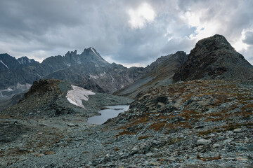 Altai mountains near Belukha  Mountain 