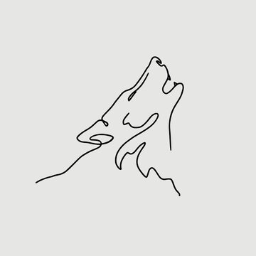 Wolf Line Art Images Browse 23 019 Stock Photos Vectors and