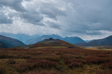 Altai mountains near Belukha  Mountain 