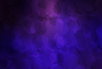 Dark Purple, Pink vector pattern with random forms.