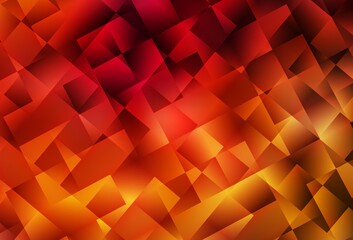 Obraz premium Dark Red vector polygonal template.