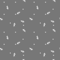 seamless background with stars. Seamless pattern with snowflakes for Christmas