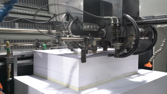 printing press in a printing house