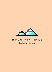 Logo for tourism on a light background
