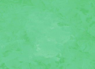 かすれた風合いの壁面 緑色
