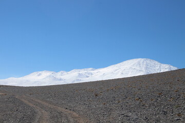 incredible volcanic and desert landscape of the Argentine Puna