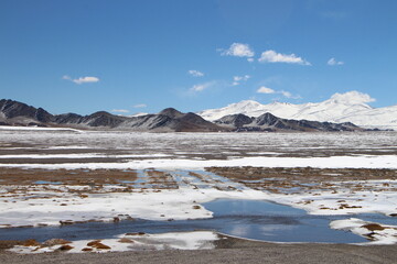 incredible volcanic and desert landscape of the Argentine Puna