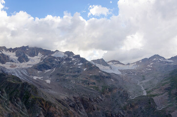 peaks of the Caucasus mountains