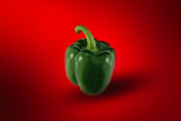 red and green peppers