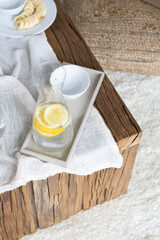 breakfast with orange juice