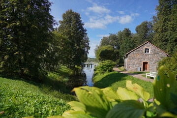 russian castle in the park