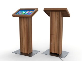 Info Kiosk, 3D model