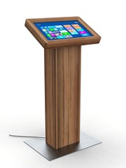Info Kiosk, 3D model