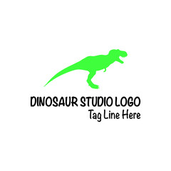dinosaur studio logo, Dino logo icon designs, Vector dinosaur logo concept