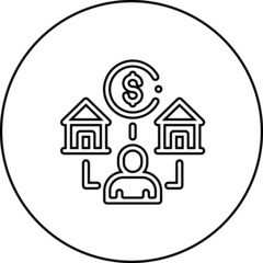 house insurance icon vector. house protection icon.
