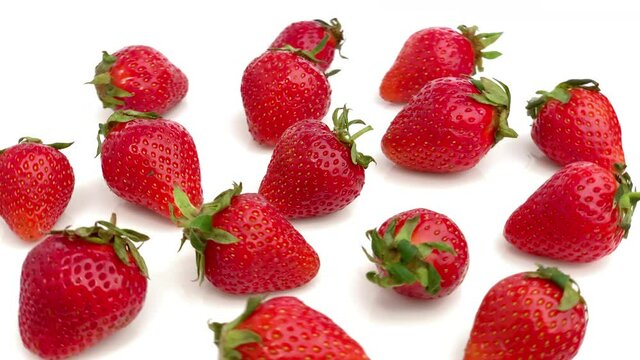 strawberry isolated on white background