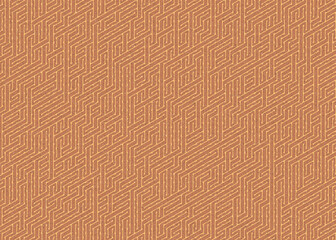 Fototapeta premium Colour Hexagon Tile Connection art background design illustration
