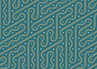 Colour Hexagon Tile Connection art background design illustration