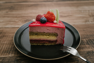 フランボワーズチョコレートケーキ