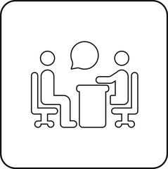 Business Cooperation Related Vector Line Icon