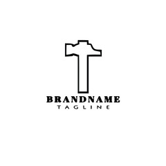 cute hammer logo icon design vector simple