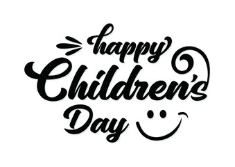 Happy Children's Day for International Children Celebration. Vector Illustration