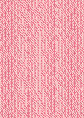 Colour Hexagon Tile Connection art background design illustration