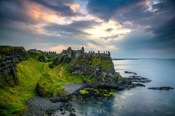 Dunluce Castle Just Before Sunset