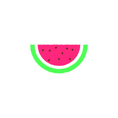 Water Melon Flat Design