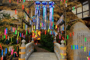 Tanabata or Star Festival in Japan - 七夕 飾り	 - obrazy, fototapety, plakaty