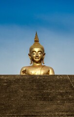 Phra Buddha Mongkhon Maharat Hat Yai's Buddha image on top of Khao Kho Hong Mountain Hat Yai Municipal Park