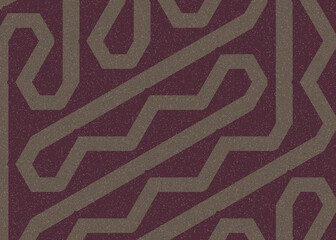 Colour Hexagon Tile Connection art background design illustration