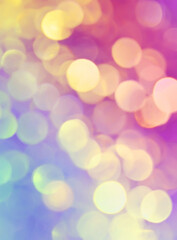 Bokeh de focused colorful light background
