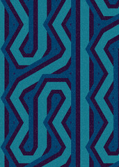 Colour Hexagon Tile Connection art background design illustration