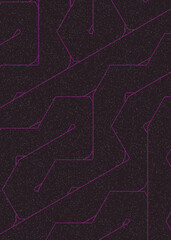 Colour Hexagon Tile Connection art background design illustration