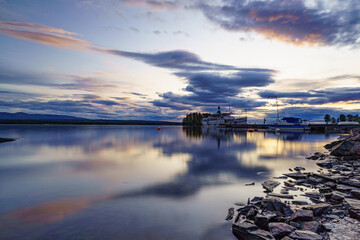 Sonnenuntergang Östersund