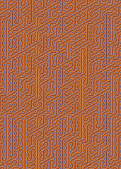 Fototapeta premium Colour Hexagon Tile Connection art background design illustration