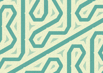 Colour Hexagon Tile Connection art background design illustration