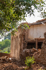 Abandoned house in ruins